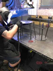 Welding Sushi Chair Legs