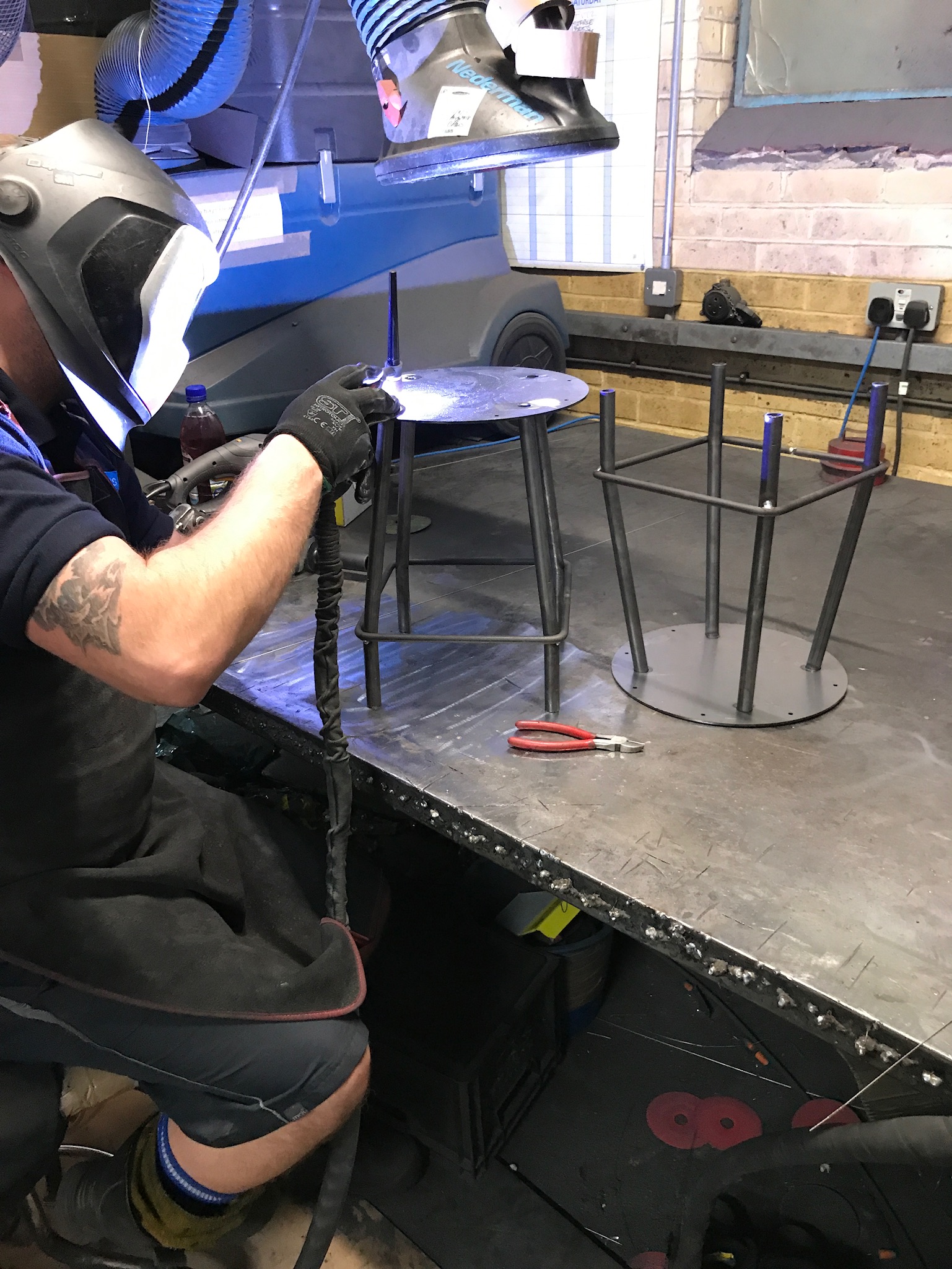 Welding Sushi Chair Legs